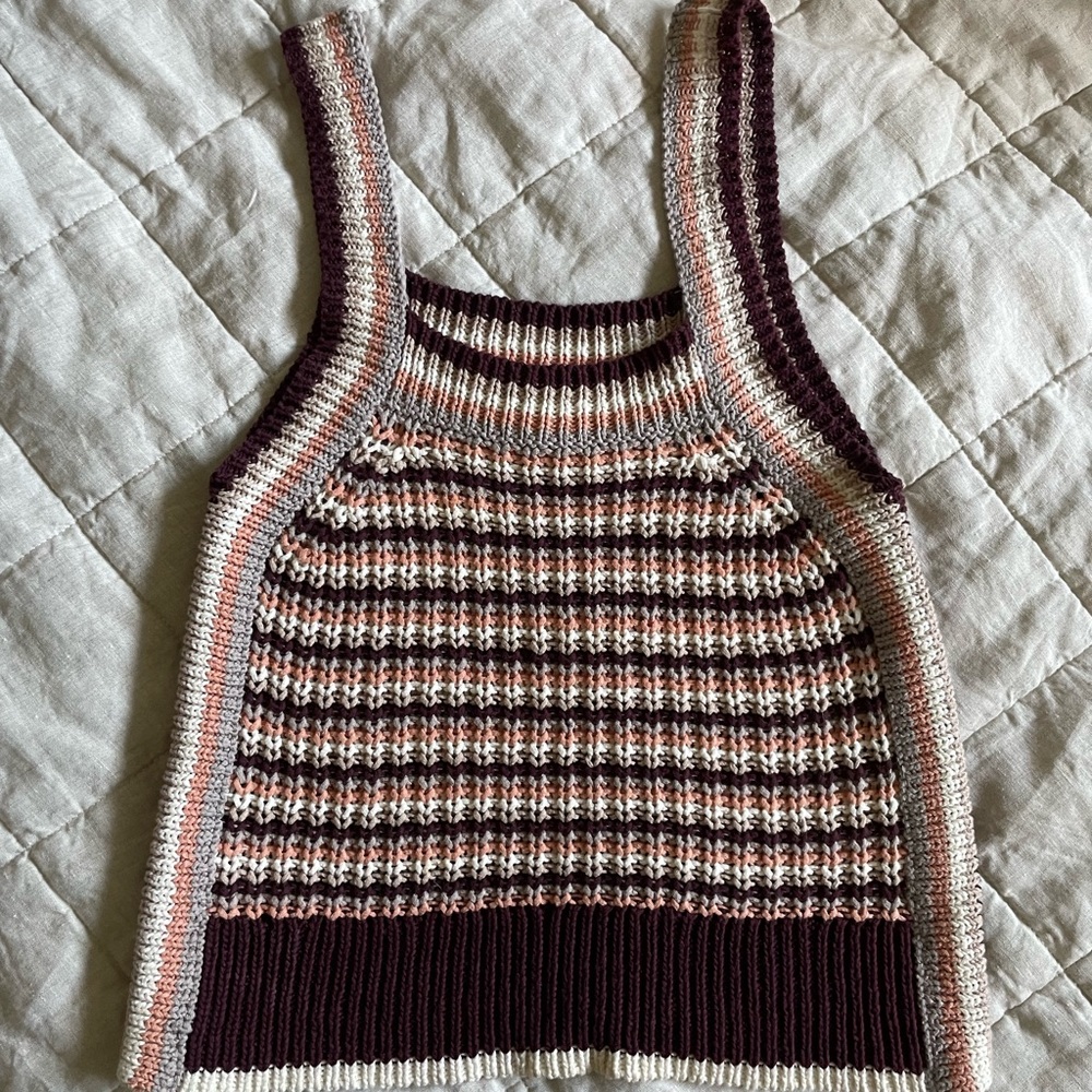 Wilfred Aritizia Crochet Tank Top, XS